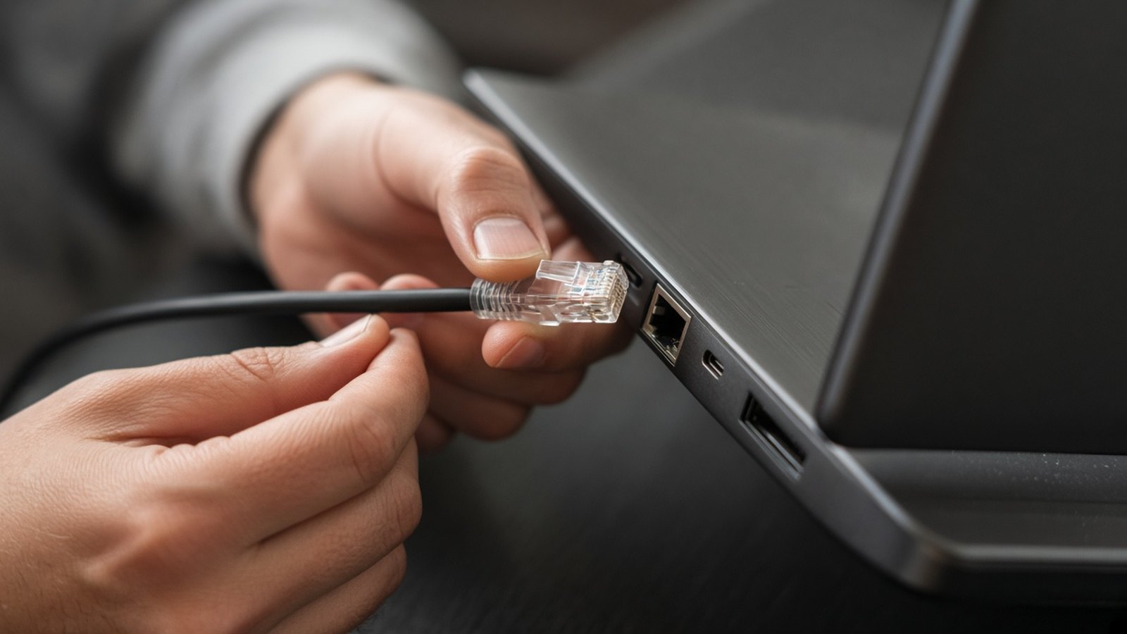 Unplugging the network cable to isolate a computer that may be infected